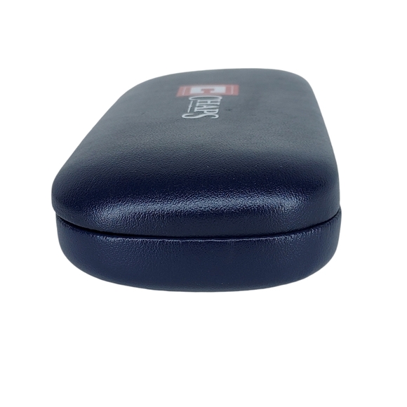 Chaps Ralph Lauren Navy Logo Hard Glasses Sunglass Hinged Case Unisex - Picture 4 of 8